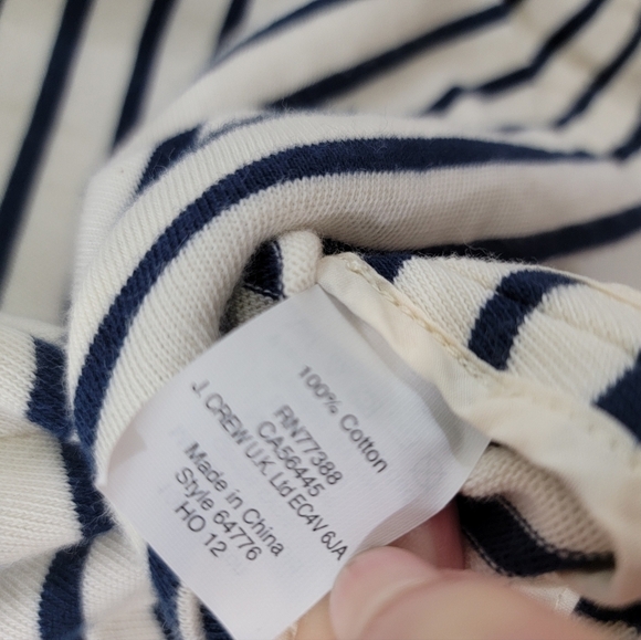 J. Crew Blue and white striped Soft Cotton Blazer Jacket Size XS - Picture 11 of 15